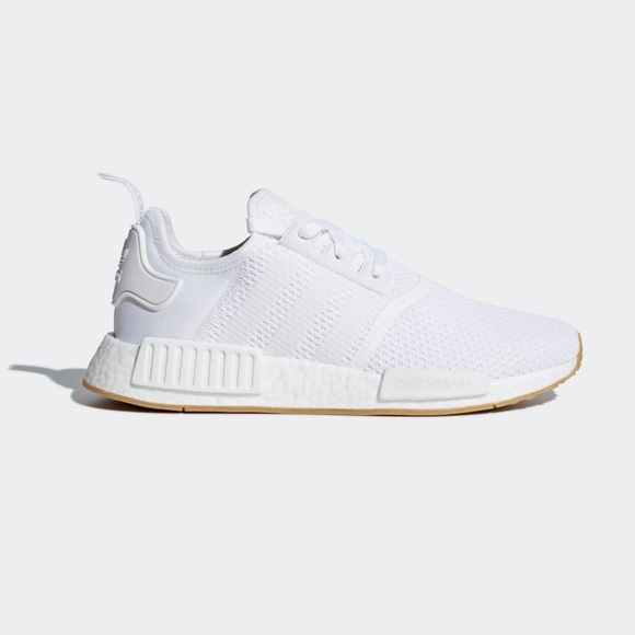 adidas nmd r1 cloud white clear orange